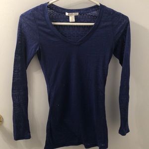 Blue long sleeve
